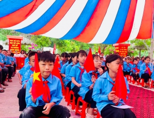 CHÀO NĂM HỌC MỚI 2026 – 2027 TRƯỜNG THCS THƯỢNG HÀ LONG TRỌNG TỔ CHỨC LỄ KHAI GIẢNG